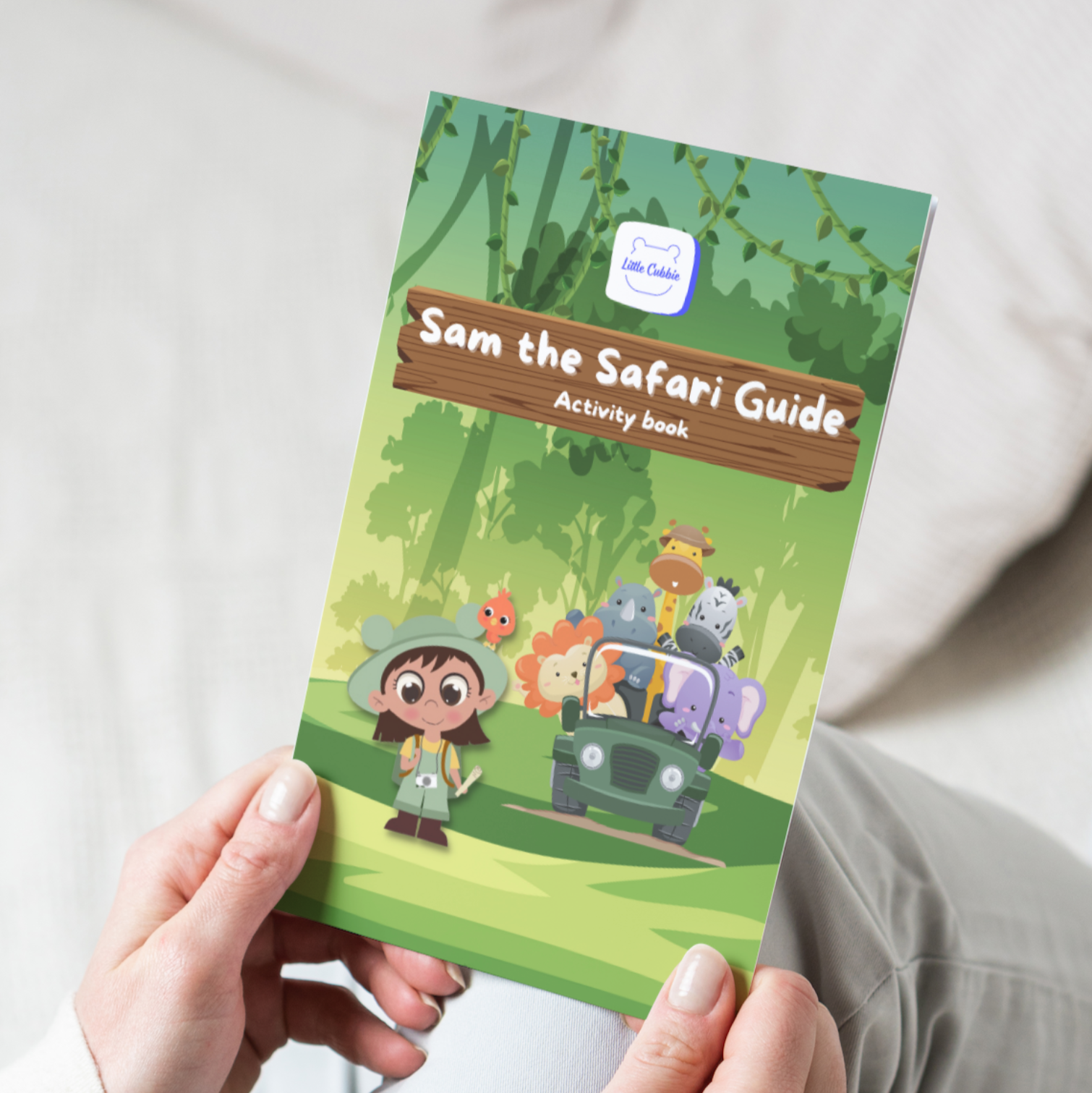 Sam the safari guide little cubbie activity book