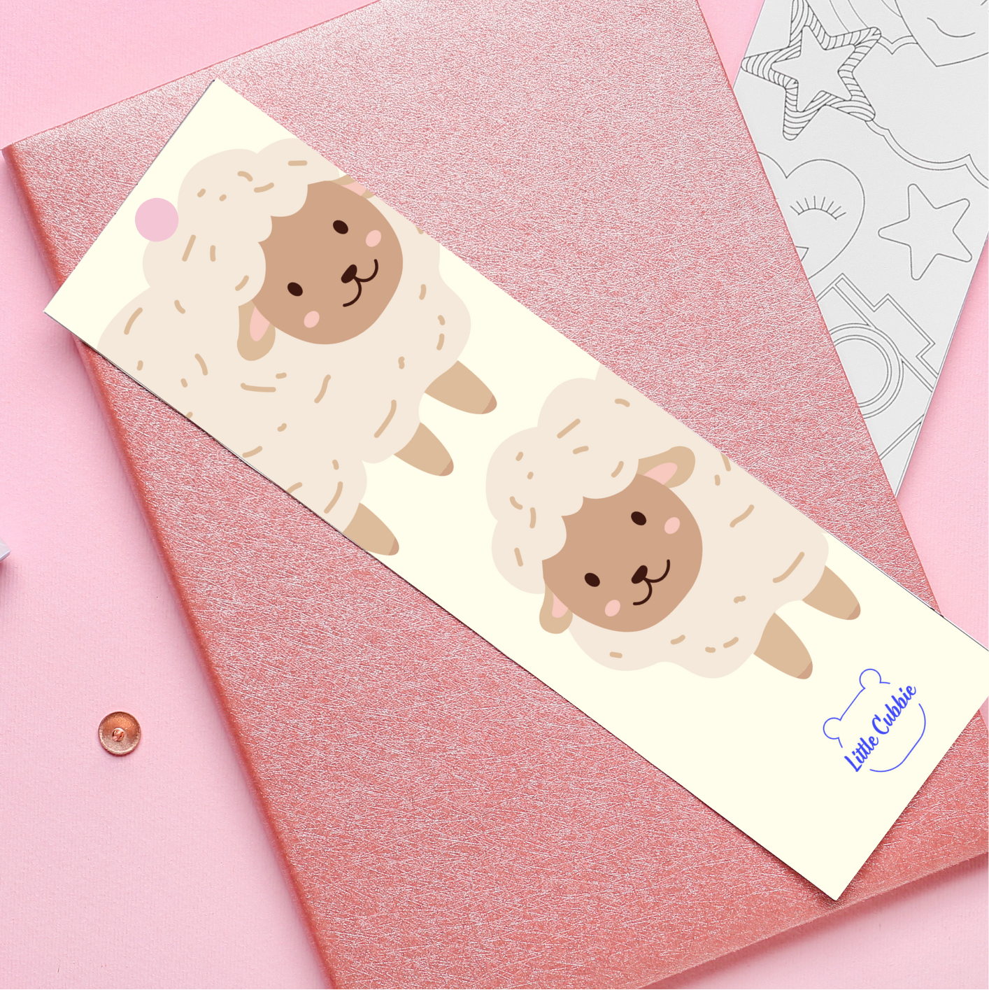 Sarah in the sky Little cubbie sheep bookmark