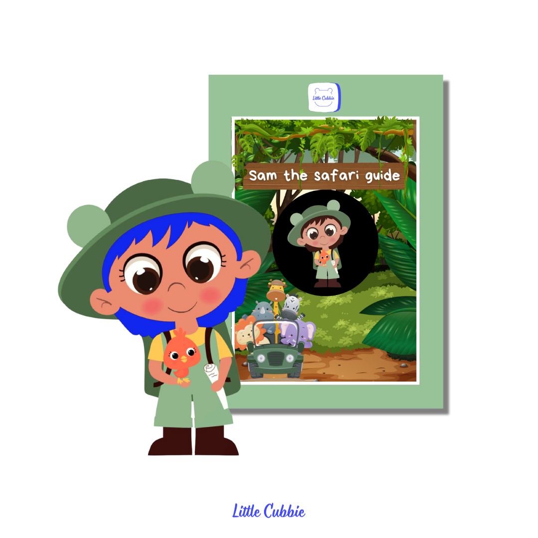 an illustration of Sam with the cubbie box