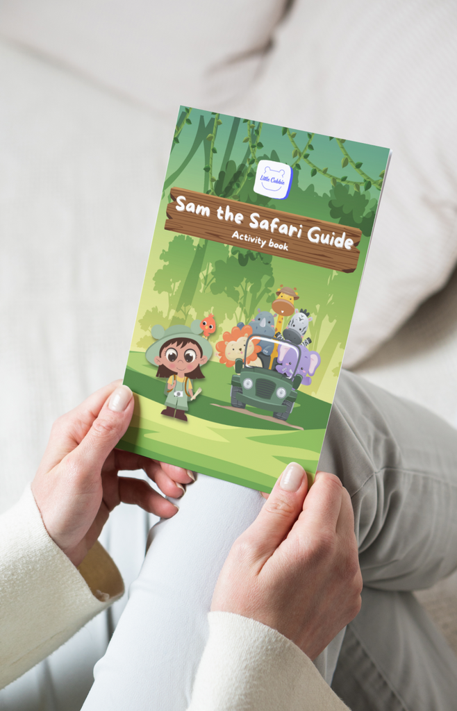 Sam the safari guide little cubbie activity book