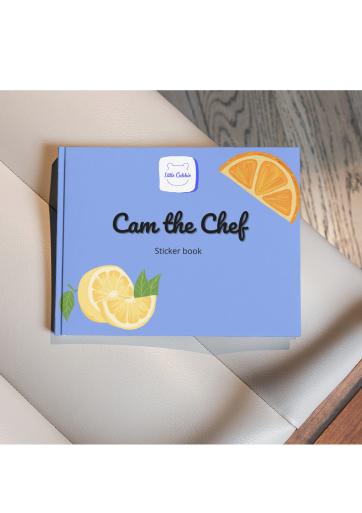 Cam the chef little cubbie sticker book 