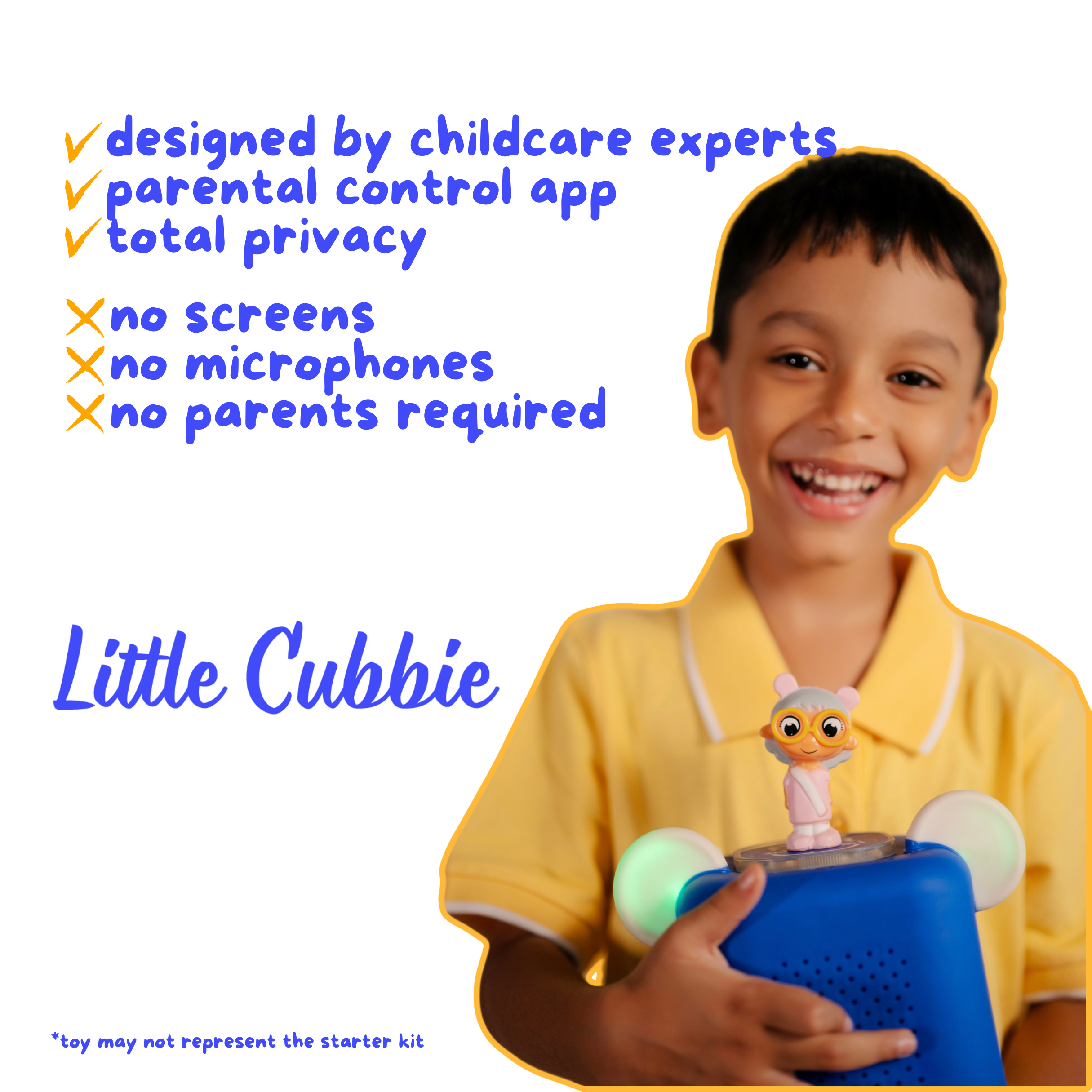 Starter kit (Box with Little Cubbie Intro toy)