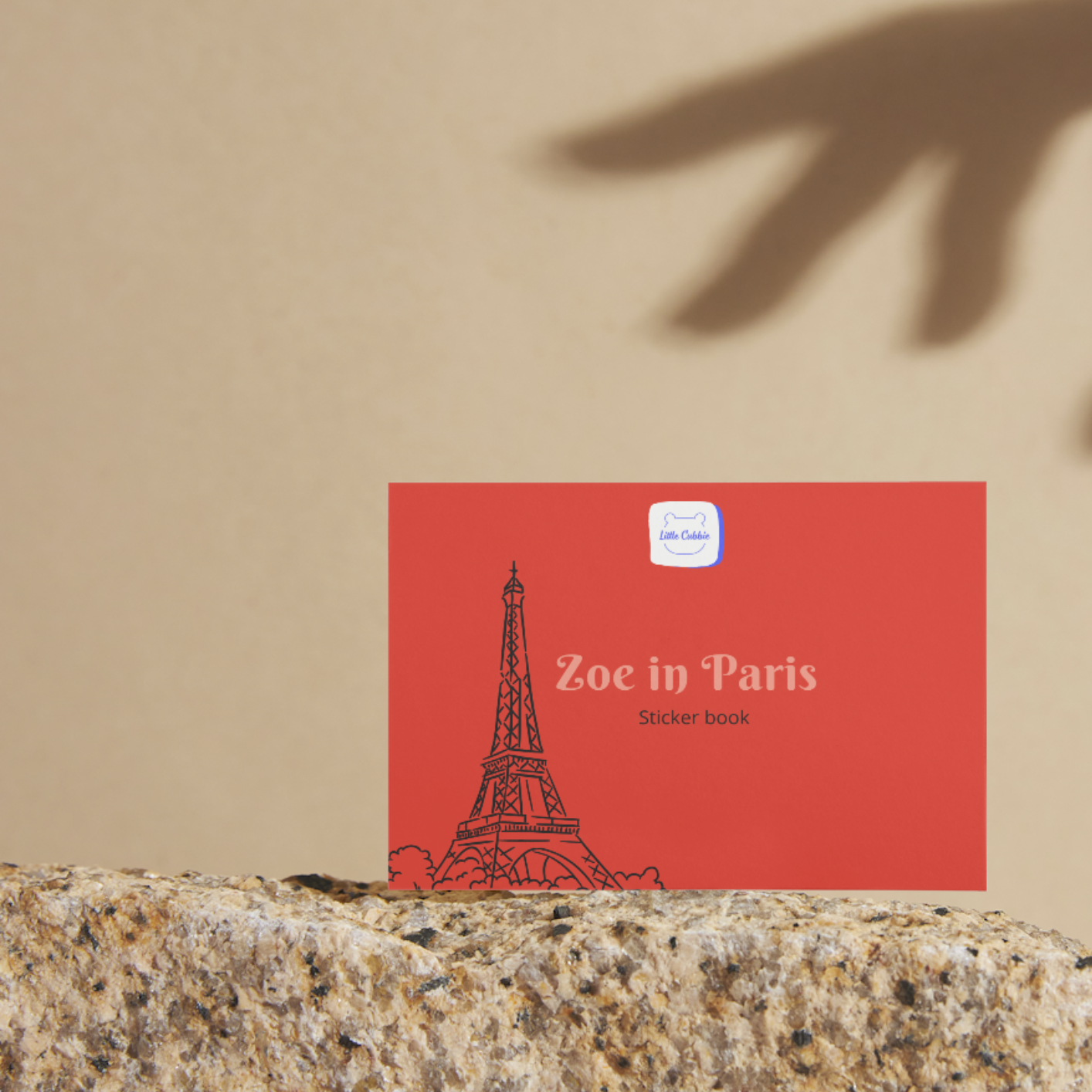 Zoe in Paris little cubbie sticker book 