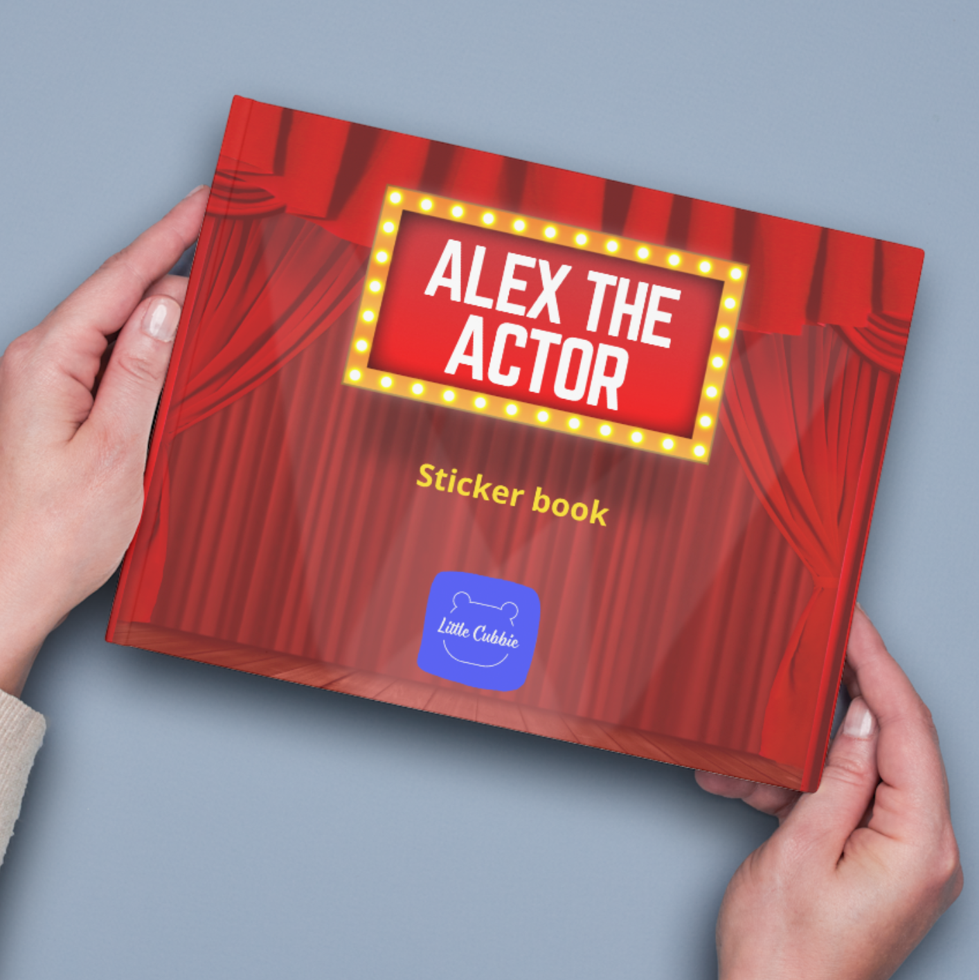 Alex the actor little cubbie sticker book