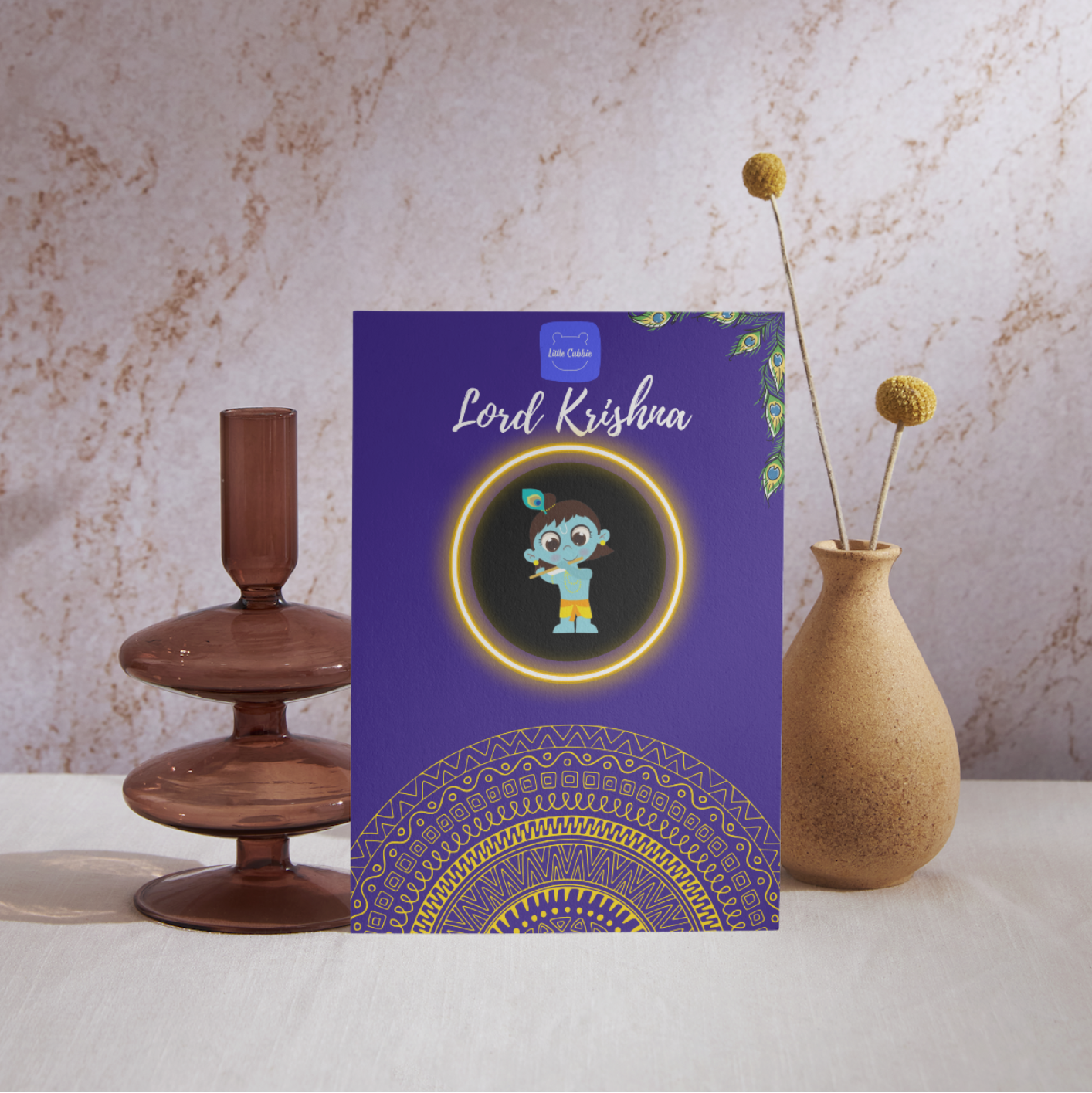 Lord Krishna little cubbie 