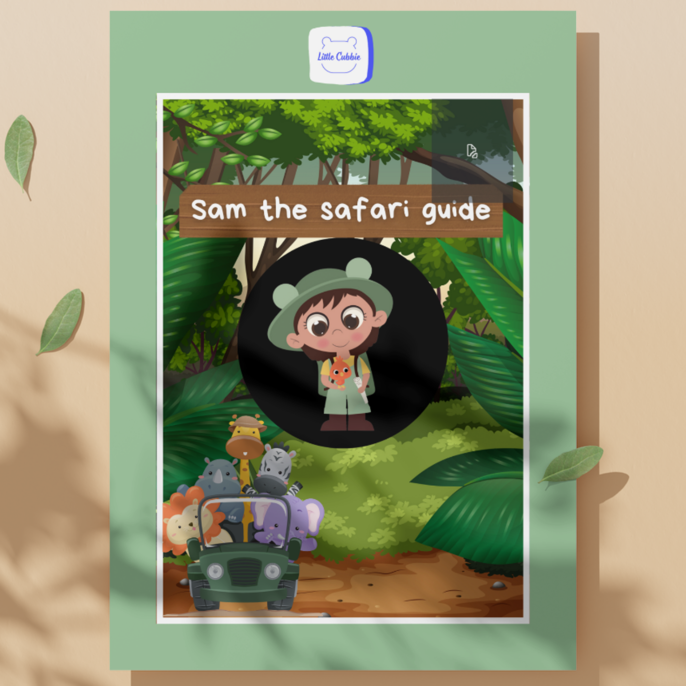 Sam the safari guide little cubbie 