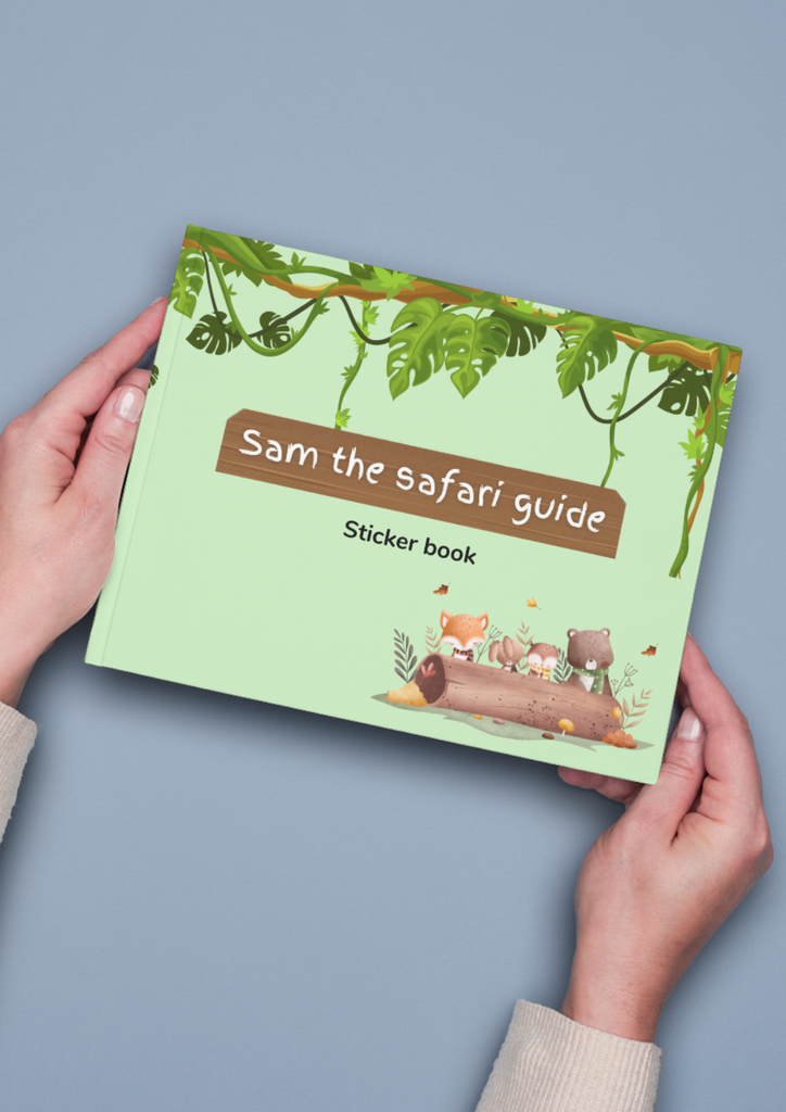Sam the safari guide little cubbie sticker book 